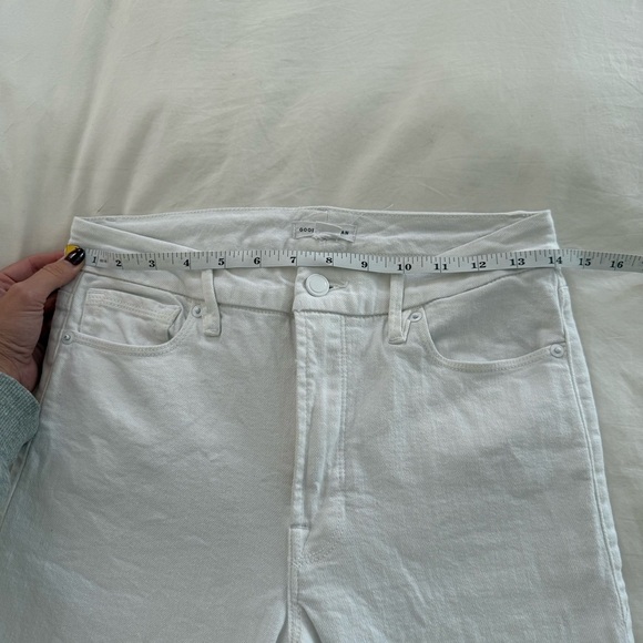 Good American White Denim Flares - Picture 9 of 11